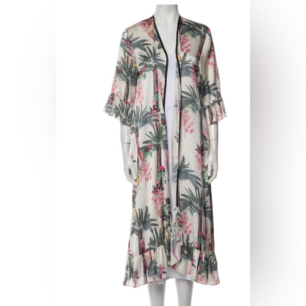 LoboRosa 
Floral Print Midi Dress